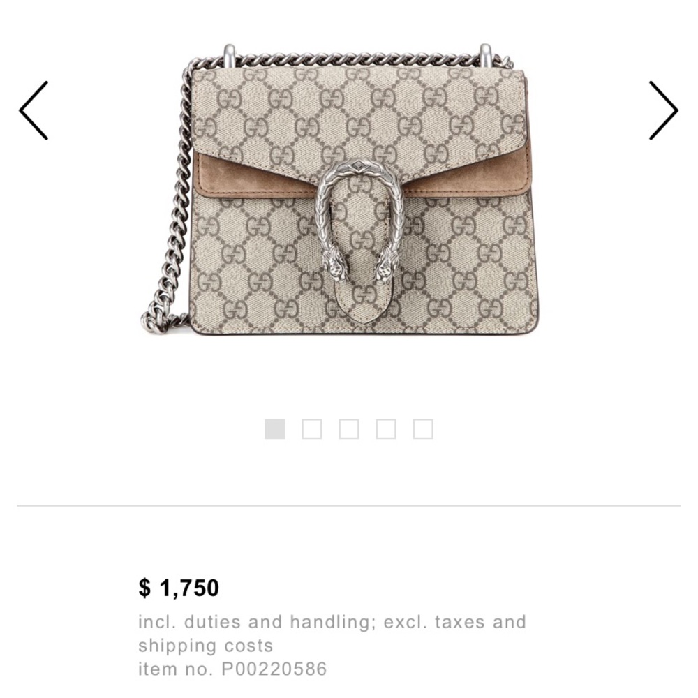 Gucci dionysus purse
